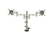 DAC MP 199 Mounting Arm for Flat Panel Display 13 to 27 Screen Support 40 lb Load Capacity Steel Silver Black