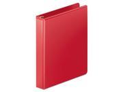 Wilson Jones Heavy Duty D Ring View Binder with Extra Durable Hinge 1 Capacity Red