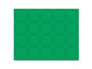 MasterVision Interchangeable Magnetic Characters Circles Green 3 4 Dia. 20 Pack