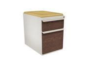 Zapf Mobile Ped with Seat Box File Featherstone Figured Mahogany Fronts 23 D Forsythia Fabric
