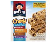 Quaker Oats Foods Chewy Granola Bar Variety Pack Individually Wrapped Assorted 6.70 oz 8 Box