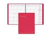 Monthly Apptmt. Planner Jan Mar Wirebound 9 x11 Red AAG7025013