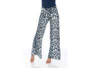 White Mark s Grey Cheetah Print Palazzo Pants