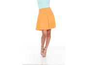 White Mark s Orange Heidi Flare Skirt