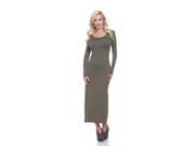 White Mark Women s Olive Ria Maxi Dress