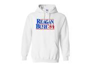 Adult Reagan Bush 84 Political Election Hoodie Sweatshirt