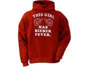 This Girl Has Bieber Fever Hoodie Adult Sweatshirt