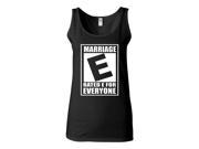 Junior Rated E Marriage Is For Everyone Symbol Design Statement Sleeveless Tank Top