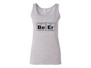 Junior Beer Periodic Element Funny Statement Graphic Sleeveless Tank Top