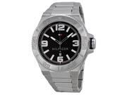 Tommy Hilfiger Black Dial Stainless Steel Mens Watch 1791038