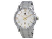 Tommy Hilfiger White Dial Stainless Steel Mens Watch 1710344