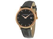 Raymond Weil Toccata Black Dial Black Leather Mens Watch 5488 PC5 20001