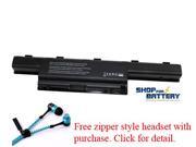 Battery for GATEWAY NV52L06U laptop. 6cells 48WH by Shopforbattery. Free headset with purchase. Battery for GATEWAY NV52L06U laptop. 6cells 48WH by Shopforbattery. Free headset with purchase.