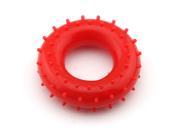Rubber Finger Hand Grip Ring Muscle Strength Training Ring Forearm Exerciser 88lbs 40kgs Red
