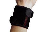 1PC Adjustable WristBands w Spring Support Wrist Support Wrist Wrap with loop Elastic Black