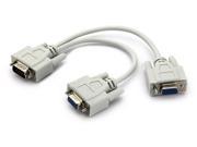 Generic Hot Sell VGA SVGA VGA SVGA Y Splitter Monitor Video Adapter Cable 1 to 2 for PC
