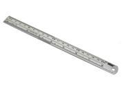 8 inch Stainless Steel Office Straight Ruler Inches and Metric 20cm Double Sides