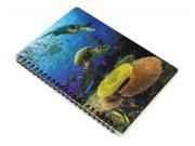 Generic Three dimensional 3D Images Stationery Spiral Notebook 36 Sheets Turtle Themed