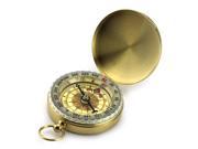 Bronzing Sensitive Pocket Watch Brass Luminous Compass with Precision Dial