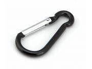 Aluminum Hooks Locking Carabiner Camp Spring Snap Clip Hook for Climbing or Hiking Small Black