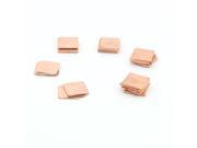 30Pcs 15mm x 15mm Copper Heatsink Cooling Plate for Laptop GPU CPU Copper Tone