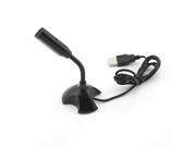 Mini USB Desktop Microphone Studio Speech Recording For Laptop Skype Msn Video