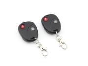 2PCS Black Transmitters Wireless Remote Control Light Switch