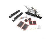Bicycle Tire Repair Kit Rubber Repairs Set with 10 in 1 Multi Tool in a Portable Nylon Bag