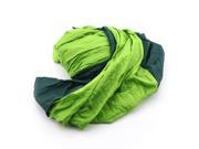Portable Parachute Nylon Fabric Travelling Outdoor Camping Hammock Yellowish Blackish Green