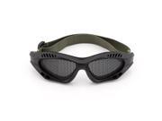 Outdoor Shooting Tactical Airsoft Goggles Eyes Protective No Fog Mesh Glasses Black