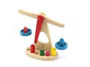 Kids Wooden Balance Educational Toy with 6 Colorful Weights