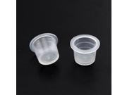 Pack of 1000 pcs plastic cups 13mm disposable ink caps for tattoo artists