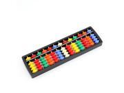 Mini 13 Columns Plastic Abacus Soroban Arithmetic Mathematic Calculating Education Tool with Colorful Beads