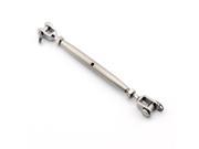 M6 Jaw Turnbuckle Closed Body 304 Stainless Steel With Working Magnetic