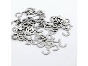 Pack of 1000 pcs E clip Washers with split 5mm Circlip Snap Ring 304 stainless steel