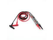 1 Pair PVC Insulated Hard Point Test Lead Set 1000V 10A Black Red
