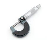 Precise 0.01mm 0 25mm Outer Metric Measure Tools Micrometer Caliper Metal Silver Tone Black