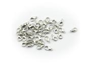 100pcs 7x15mm Silver Color Jewelry Lobster Clasps Findings