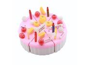Fruit Birthday Cake Party Decoration Toy Playset