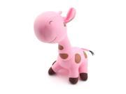 Giraffe Doll Toy Foam Particles Stuffed Soft Cushion Pillow Pink