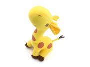 Giraffe Doll Toy Foam Particles Stuffed Soft Cushion Pillow Yellow