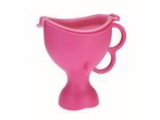 Portable Potty Urinal Funnel Car Travel Emergency Toilet Pink