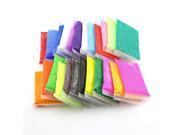 24 Colors Polymer Foam Classpack Soft Sticky Clay Blocks DIY Craft