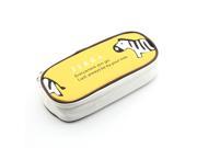 Pencil Case Box Pen Bag Pouch Holder Yellow Zebra