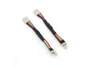 4 Pin PC Fan Reduce Speed Noise Resistor Cable Pack of 2pcs