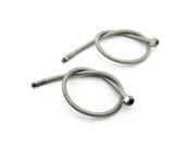 2pcs Stainless Steel Flexible Replacement Shower Hose 70cm