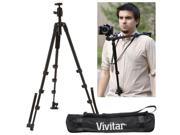 Vivitar 2 in 1 Shoulder Mount and 46 Tripod with Case