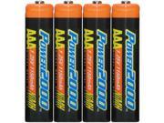Power2000 XP4AAA 11 1150mAh NiMH AAA Rechargeable Batteries 4 Pack