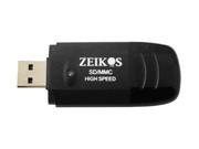 Zeikos USB 2.0 SecureDigital High Speed SDHC Card Reader