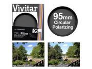 Vivitar 95mm Circular Polarizer Glass Filter